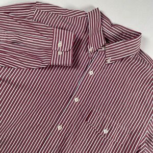 Brooks Brothers Mens Medium Button Down Long‎ Sleeve Striped Dress Shirt